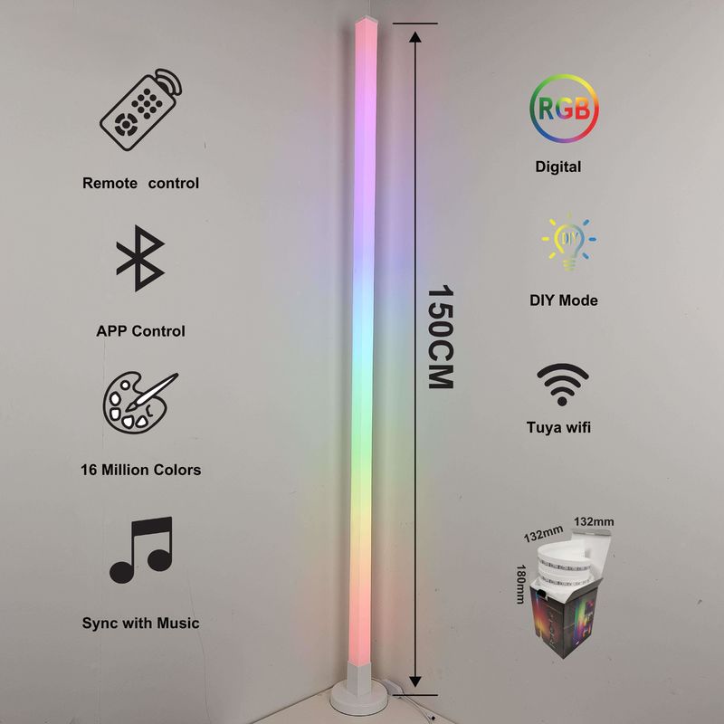 Modern Dan Populer Lampu Lantai Kamar Tidur Ruang Tinggal Berbagai Lampu Atmosfer Kontrol APP Cerdas