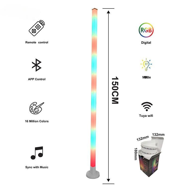 Modern Dan Populer Lampu Lantai Kamar Tidur Ruang Tinggal Berbagai Lampu Atmosfer Kontrol APP Cerdas