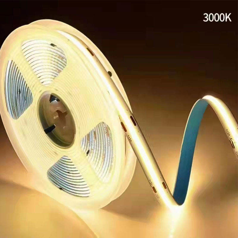COB LED Strip 320leds 2024 jual panas Cuttable 12VDC CRI90 3000K 2700K 4000K 6000K COB led strip untuk ruang tamu