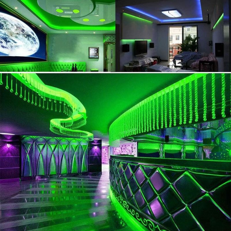 24V Cahaya Tinggi 240LEDS SMD 2835 LED Strip Light 1200LEDs 16.4Ft Tidak tahan air Warna Merah Hijau Biru Oranye Untuk KTV
