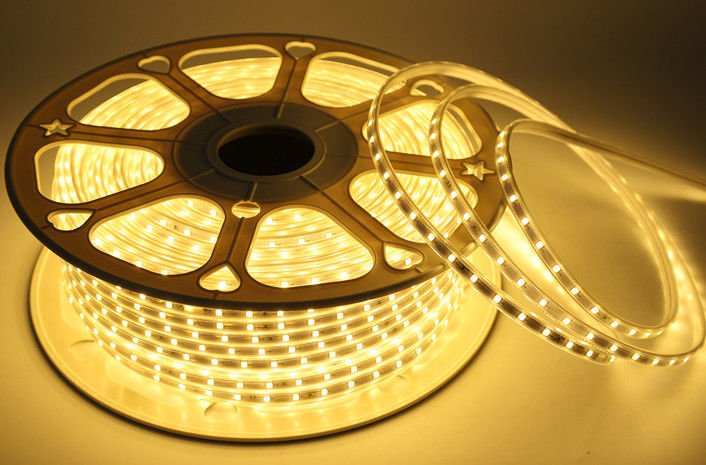 IP65 SMD5050 60leds/m 220V LED Strip dengan 80 CRI FPC CE/RoHS Sertifikasi di Amerika Selatan
