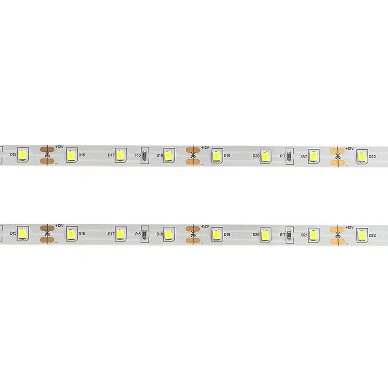 60 leds/m 2835 LED Strip Light 5m/Roll 20-22LM 120° Beam Angle 2700 4000k 6000K Solusi Pencahayaan Indoor untuk rumah