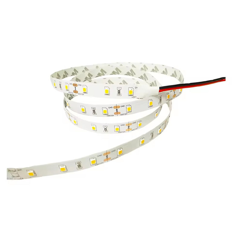 60 leds/m 2835 LED Strip Light 5m/Roll 20-22LM 120° Beam Angle 2700 4000k 6000K Solusi Pencahayaan Indoor untuk rumah