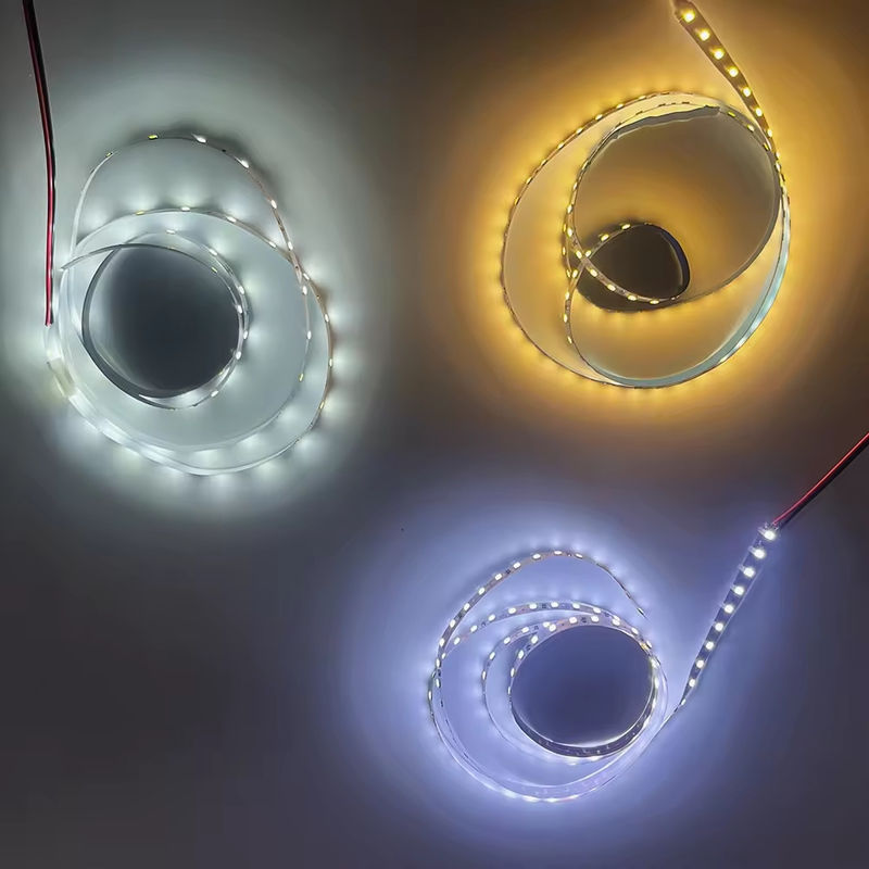 60 leds/m 2835 LED Strip Light 5m/Roll 20-22LM 120° Beam Angle 2700 4000k 6000K Solusi Pencahayaan Indoor untuk rumah