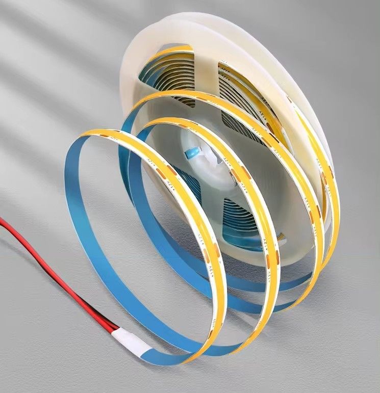 480LEDS 90Ra Dimmable 12W/M COB LED Strip for Lighting Solutions Sertifikasi CE/RoHS