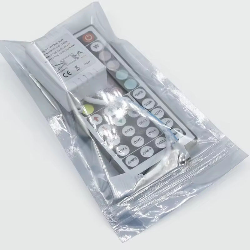Pabrik asli 44kunci 5V 12V 24V RGB dipimpin Controller RF nirkabel dipimpin cahaya Monochrome Dimmer remote controller untuk dipimpin