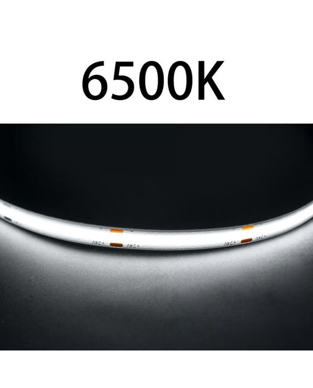 Lampu CRI tinggi DC24V COB480 5m/roll RA90 cob strip untuk dekorasi luar ruangan dalam ruangan profil tahan air COB strip