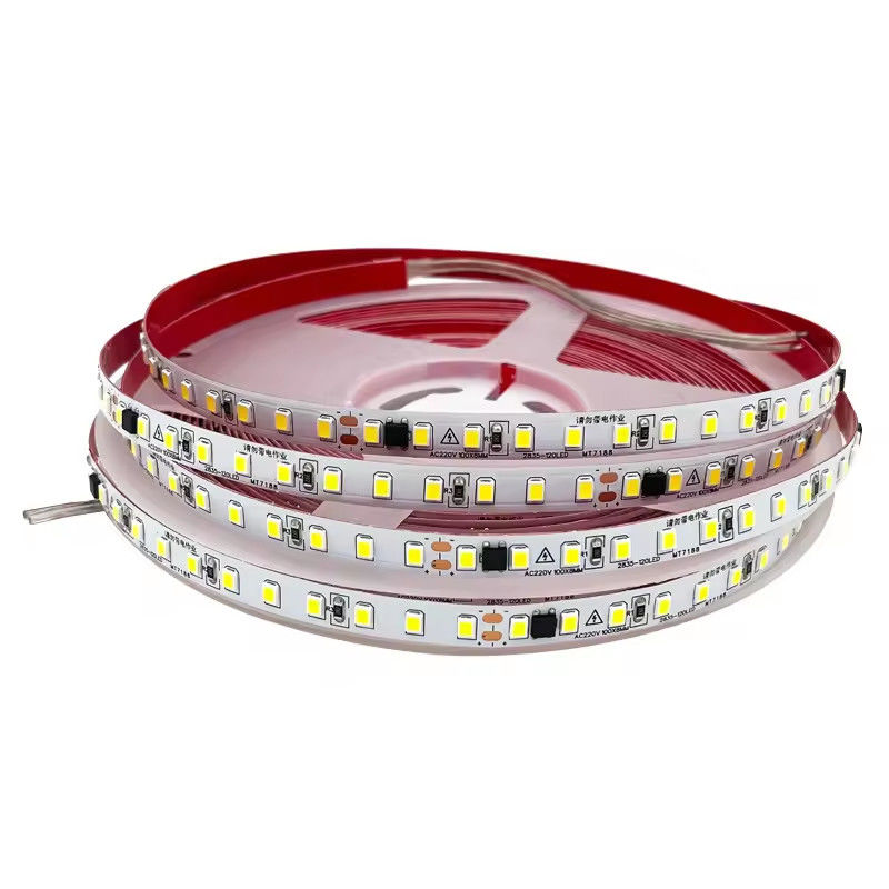 IP20 LED SMD 2835 120LEDS 110V Fleksibel LED Strip Dapatkah Anda Potong Led Strip Lampu Hot Sell Di Amerika Selatan