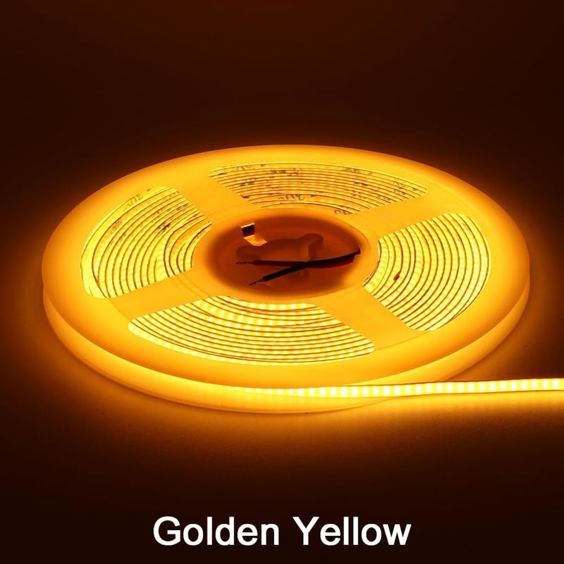 Sertifikat CE ROHS COB Strip Light Merah Hijau Biru Pink Densitas Tinggi 480 Strip Light Flexible Board 24V 12V