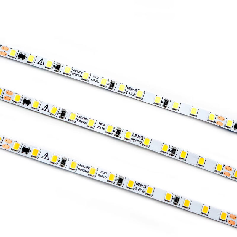 IP20 SMD2835 240LEDS 2 Baris 110V Dimmable Led Strip Lampu Untuk Kamar Di Amerika Selatan