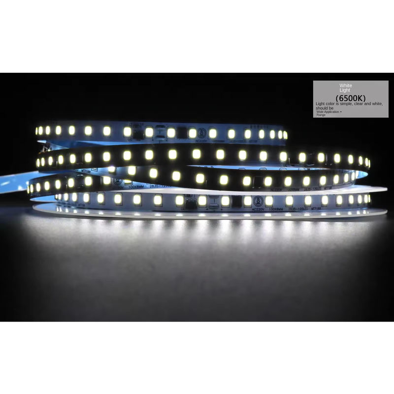2835 120Leds 8W/M CRI80 Fleksibel LED Strip 5M/10M Panjang untuk Dekorasi Natal Rumah