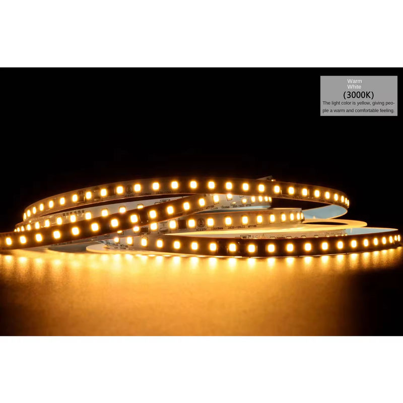 2835 120Leds 8W/M CRI80 Fleksibel LED Strip 5M/10M Panjang untuk Dekorasi Natal Rumah
