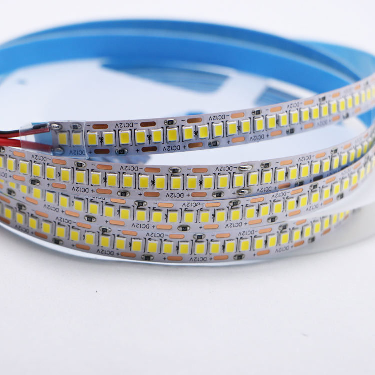 5M LED Strip Light PCB Putih 2835 Chip IP20 80Ra 12V 24V Led Strip Lighting
