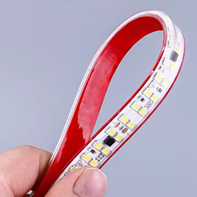 Tanpa driver Tegangan tinggi 220V Driver-free Self-adhesive Light Strip 240leds smd 2835 IP67 IP65 Dekoratif Line Light