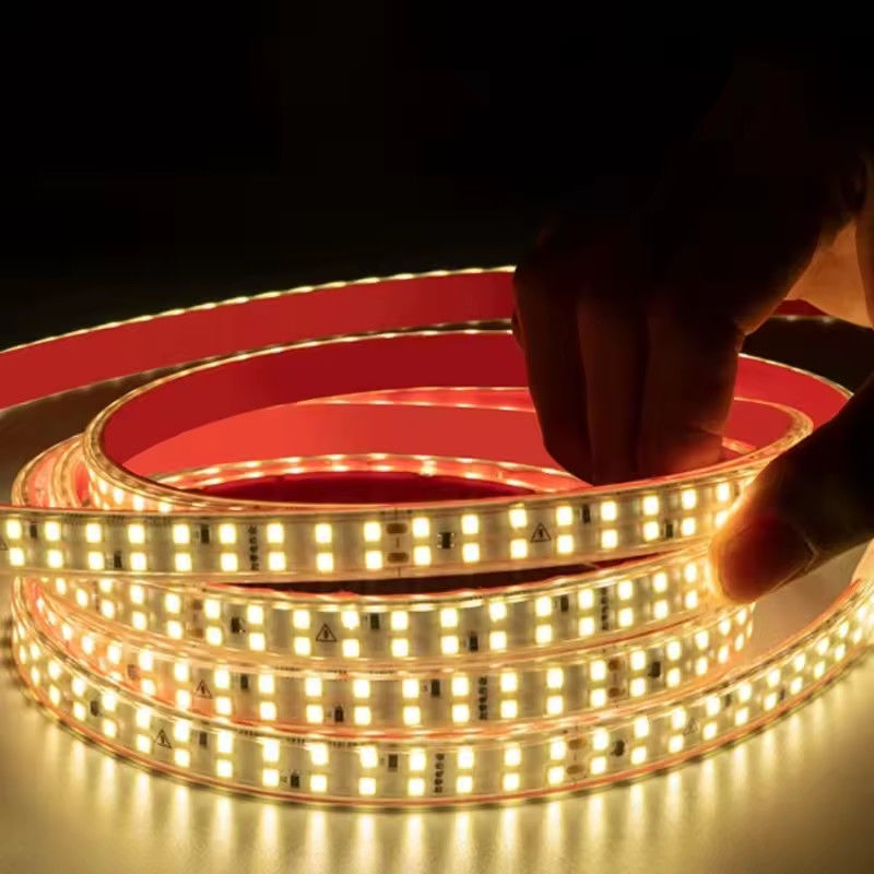 Tanpa driver Tegangan tinggi 220V Driver-free Self-adhesive Light Strip 240leds smd 2835 IP67 IP65 Dekoratif Line Light