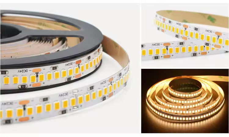 Full Spectrum 2835 Flexible LED Strip CRI>95 CRI>97 120leds/m SDCM<3 R1-R15 semuanya lebih dari 90