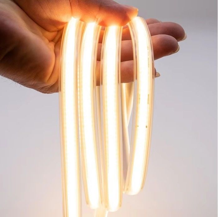 288 led tegangan tinggi 110V 220V fleksibel COB led strip lampu 2700K 3000K 4000K 6000K