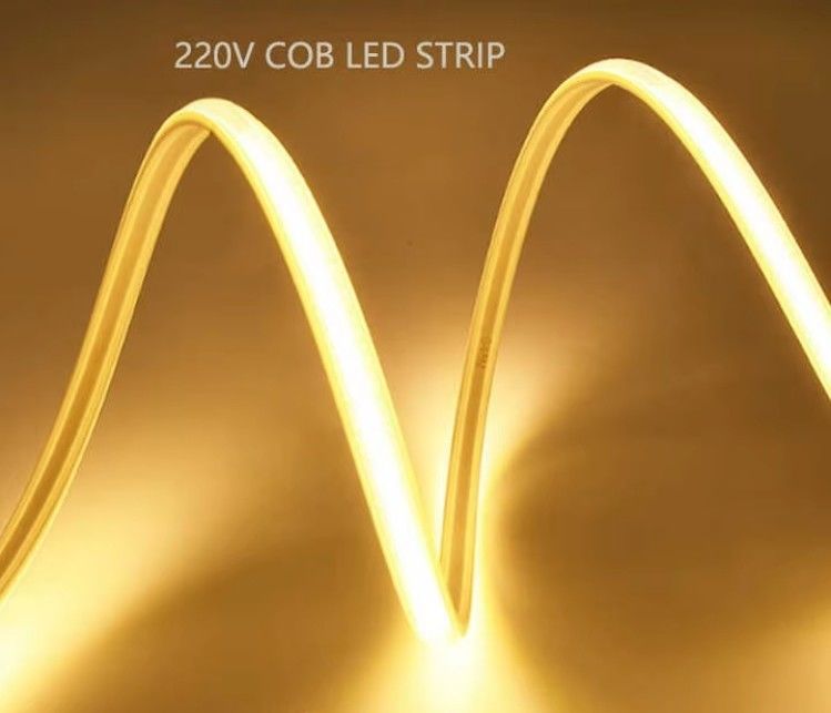 tegangan tinggi COB led strip lampu luar tahan air pabrik harga grosir