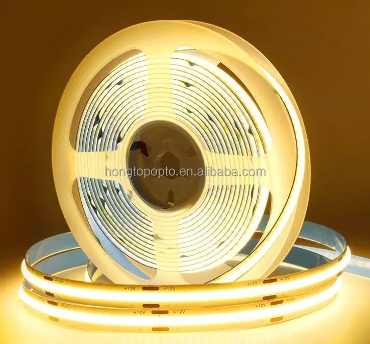 Dekorasi Indoor Outdoor COB Lampu Strip LED CRI Tinggi 280 320/480 Remote Control