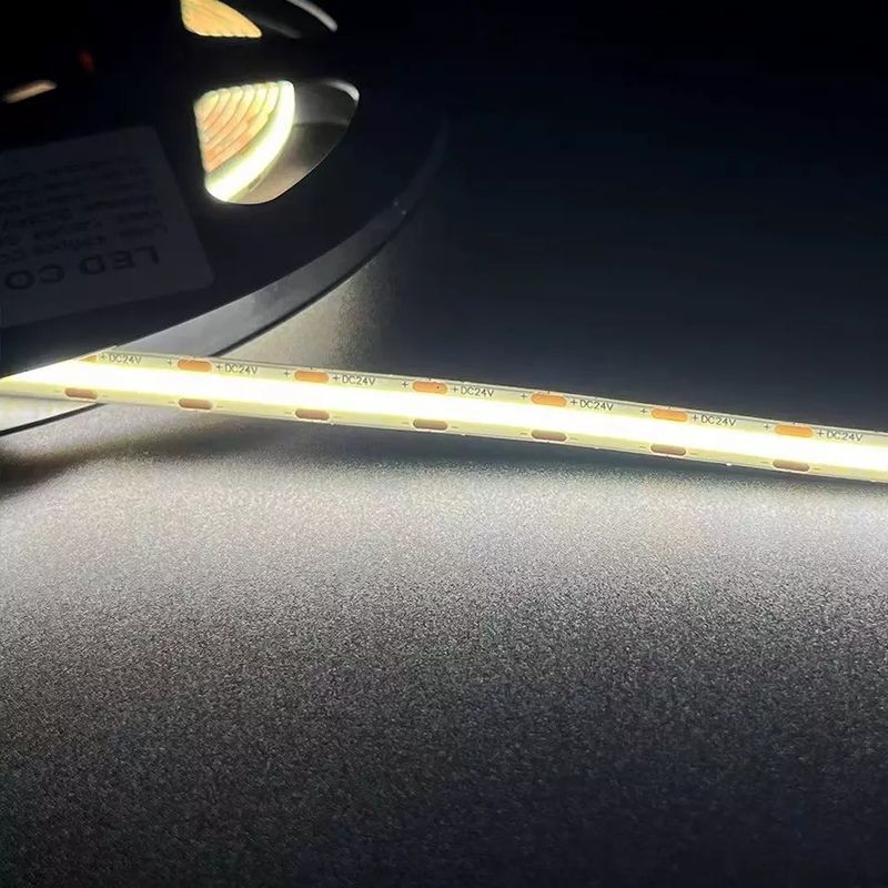 Dekorasi luar ruangan dalam ruangan COB 320 480 CRI90 3 tahun led neonstrips panjang pemotongan 1cm