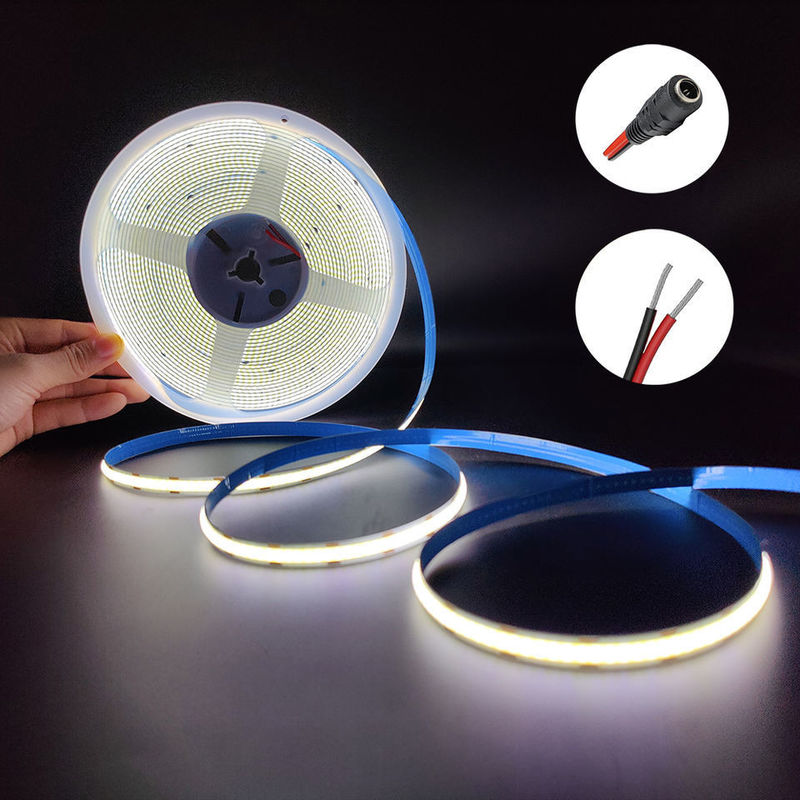 Real Double PCB Low Voltage COB LED Strip untuk Dekorasi Indoor dan Berat Produk 0,2kg