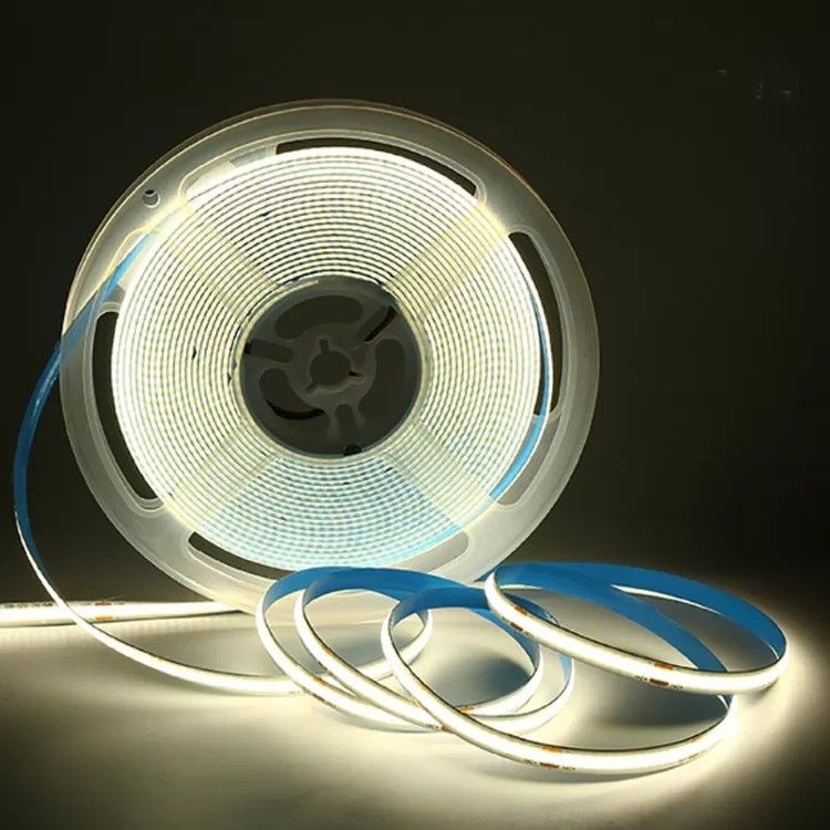8mm Led Cob Strip 24v Lampu Strip Usb Tv Backlight Flex 12v Ultra Tipis Kecil Cob Led Strip cahaya