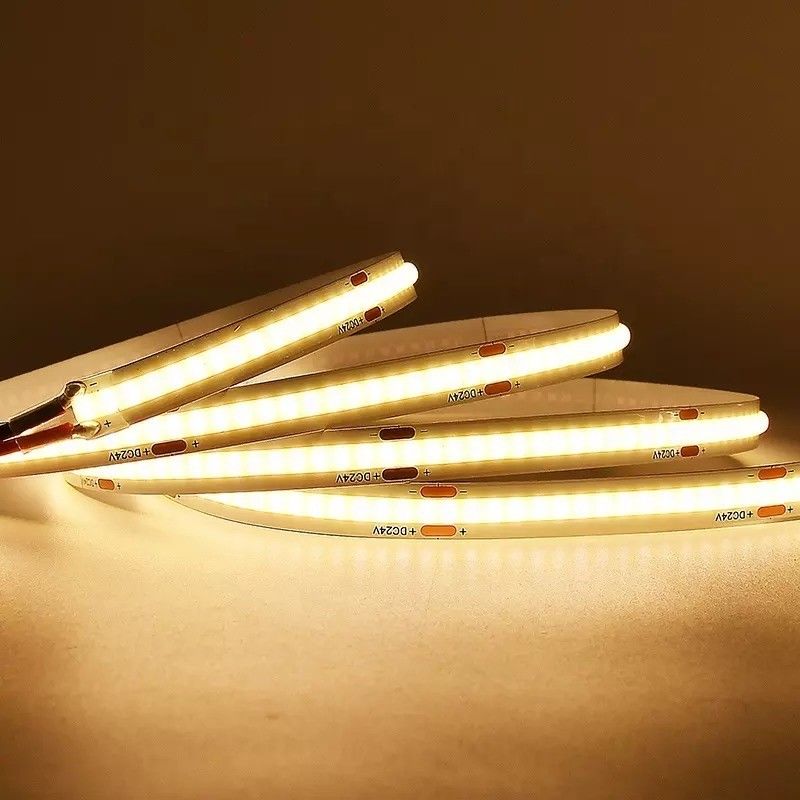 12W Waterproof IP20 COB 480 LED 12V 8mm 10mm LED Strip Light untuk dekorasi taman