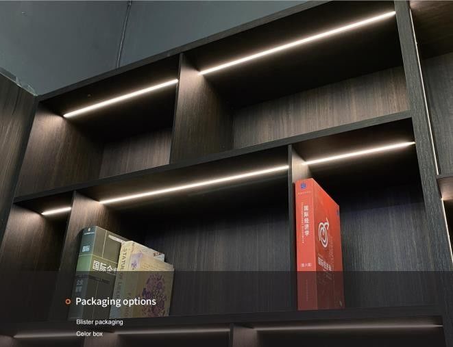SMD2835 Lampu Strip LED dengan Sensor Gerak 1m Panjang USB Rechargeable Mode Hari dan Malam