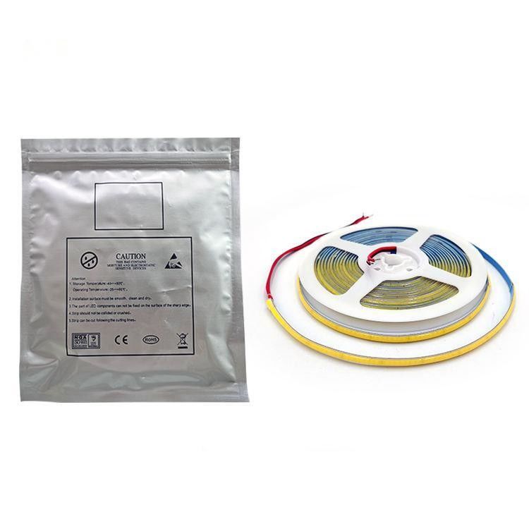 CE ROHS Disetujui Waterproof COB Strip Light dengan Switch Control dan High Density 320leds