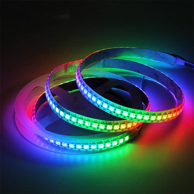 Waterproof 12V ws2812 ws2811 Led Strip 60leds untuk Magic Color RGB Dekorasi CRI Ra 80