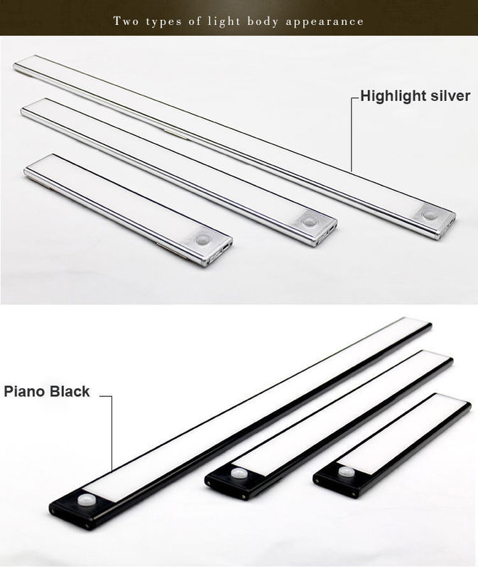 Lemari Bar Lemari Kabinet Pencahayaan Sensor Gerak LED dengan 3000K suhu warna
