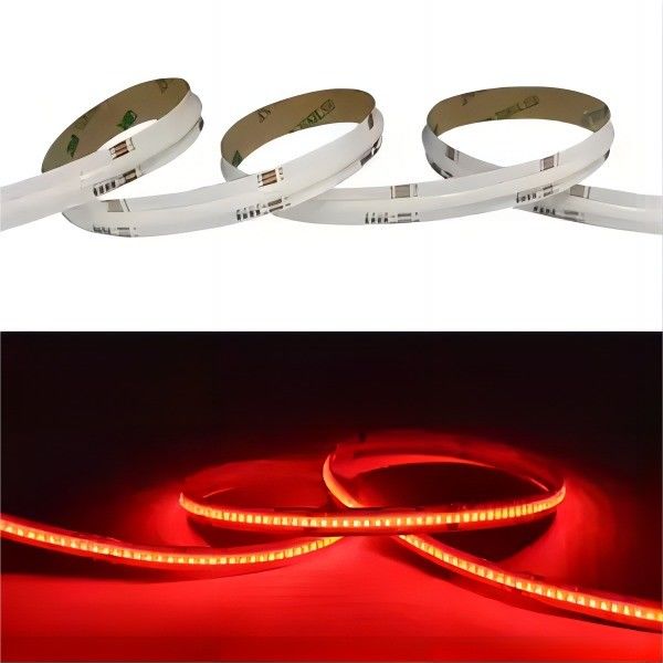 Berat Produk 0,3kg 5m 10m Smart Strip Light dengan Dream Color RGB COB Chip LED