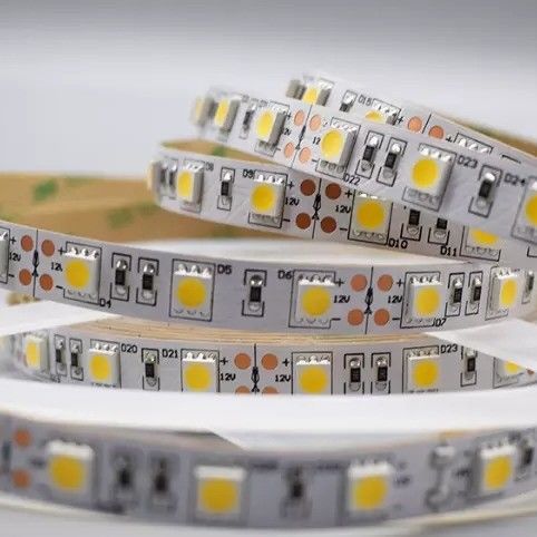 12w 12v 24v 10mm 60 Led Rgb 5050 Smd Fleksibel Led Strip Lampu dengan dan Multi Warna