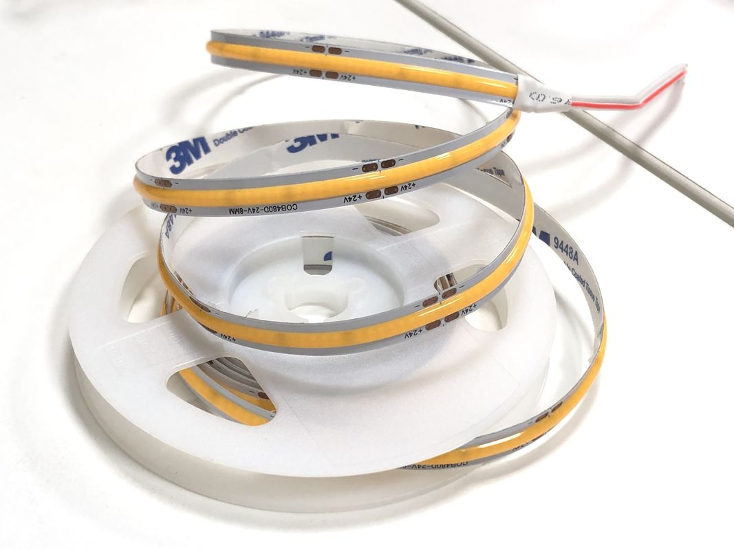 2700K 110lm 2023 HT 5m 10m 12v 24v 220v Rgbw Strip Lampu Cob Strip Led Cob