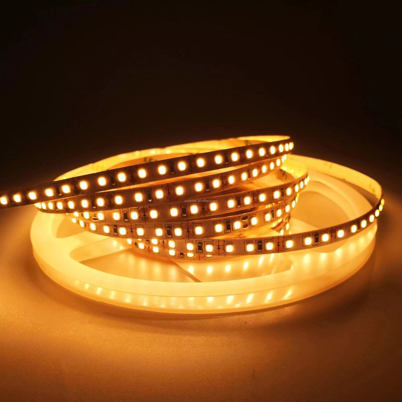 Pencahayaan Dekorasi Lanskap IP20 5m 10m 12v 24v 220v Rgbw Cob Light Strip