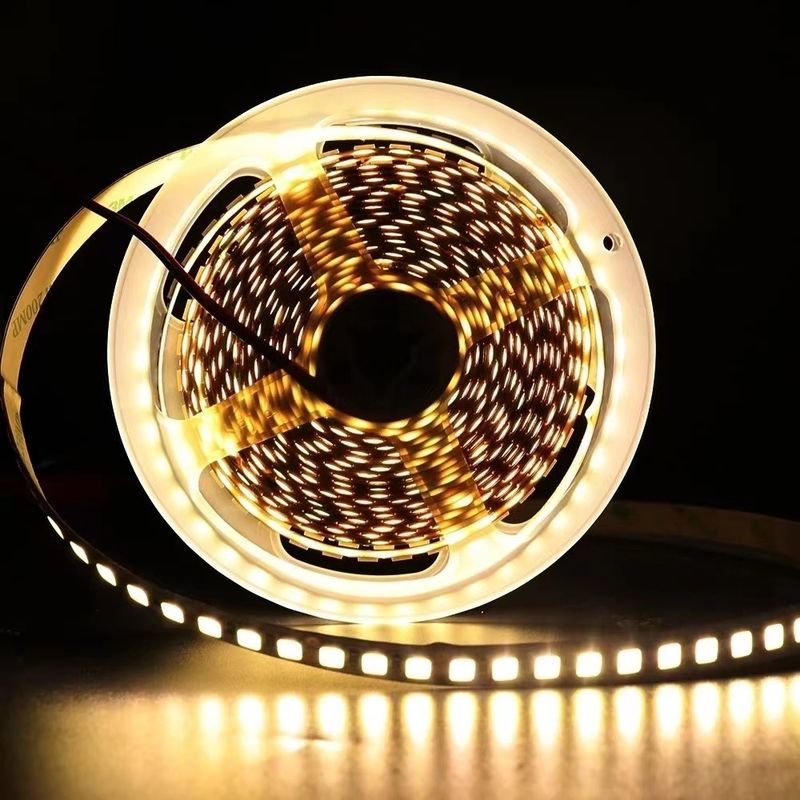 Pencahayaan Dekorasi Lanskap IP20 5m 10m 12v 24v 220v Rgbw Cob Light Strip