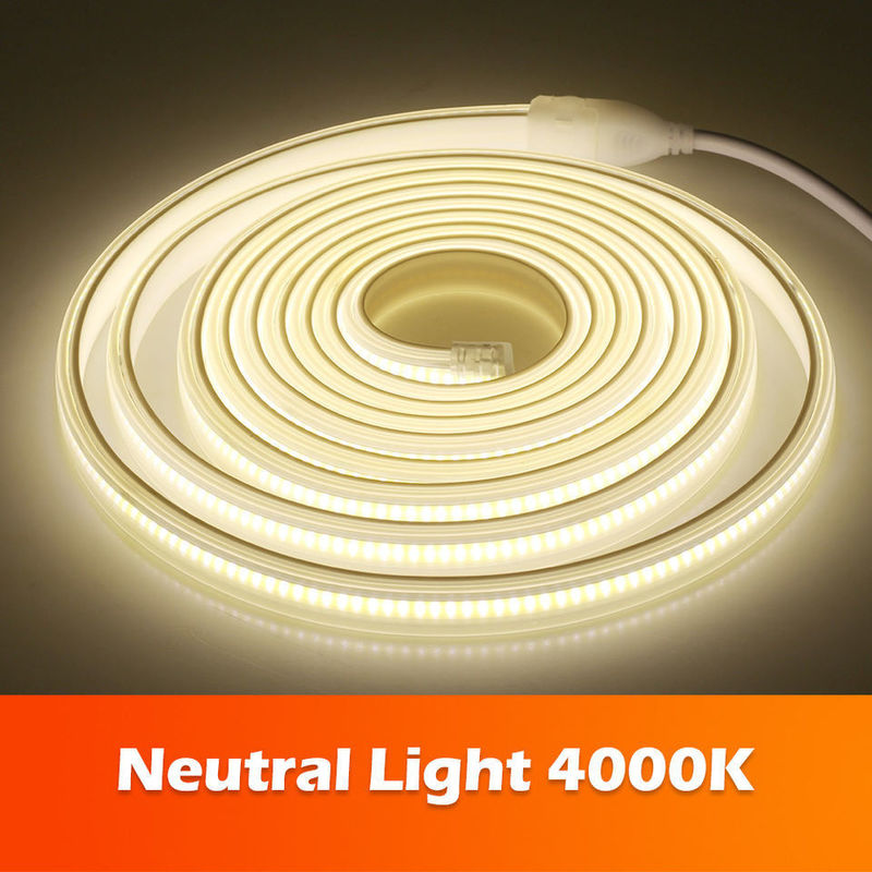 220v 280LEDs/m Putih/Putih Panas/Nutral Putih COB LED Strip CE RoHS 100m 50m Tegangan Tinggi