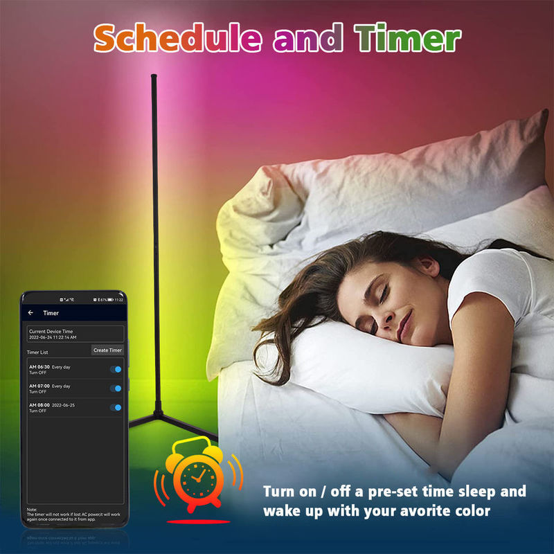 Produk Smart Ambient Sunset Lamp Desain Baru RGB Perubahan Warna Dekorasi Lampu Malam
