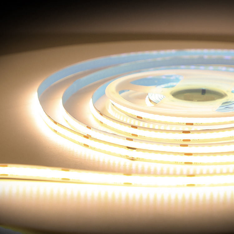 Strip COB LED dengan 60000 Jam Kehidupan Kerja DC12V/24V CRI90 320LEDs/m 110lm/W