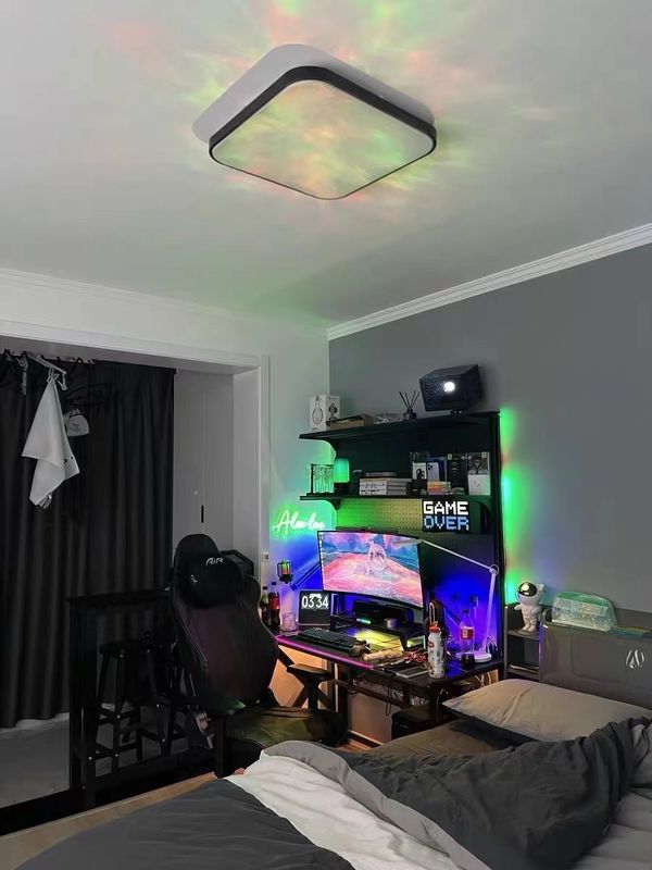 Gaming Lampu ruang tamu Ambient Mood Light Rgb Dekorasi Rumah.hotel.pencahayaan Lampu lantai sudut Led berdiri
