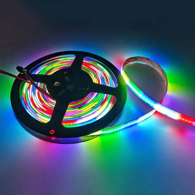Lampu Flux Cahaya lm 1000 24V 576leds/meter RGB COB LED Soft Light Strip Langsung Baik