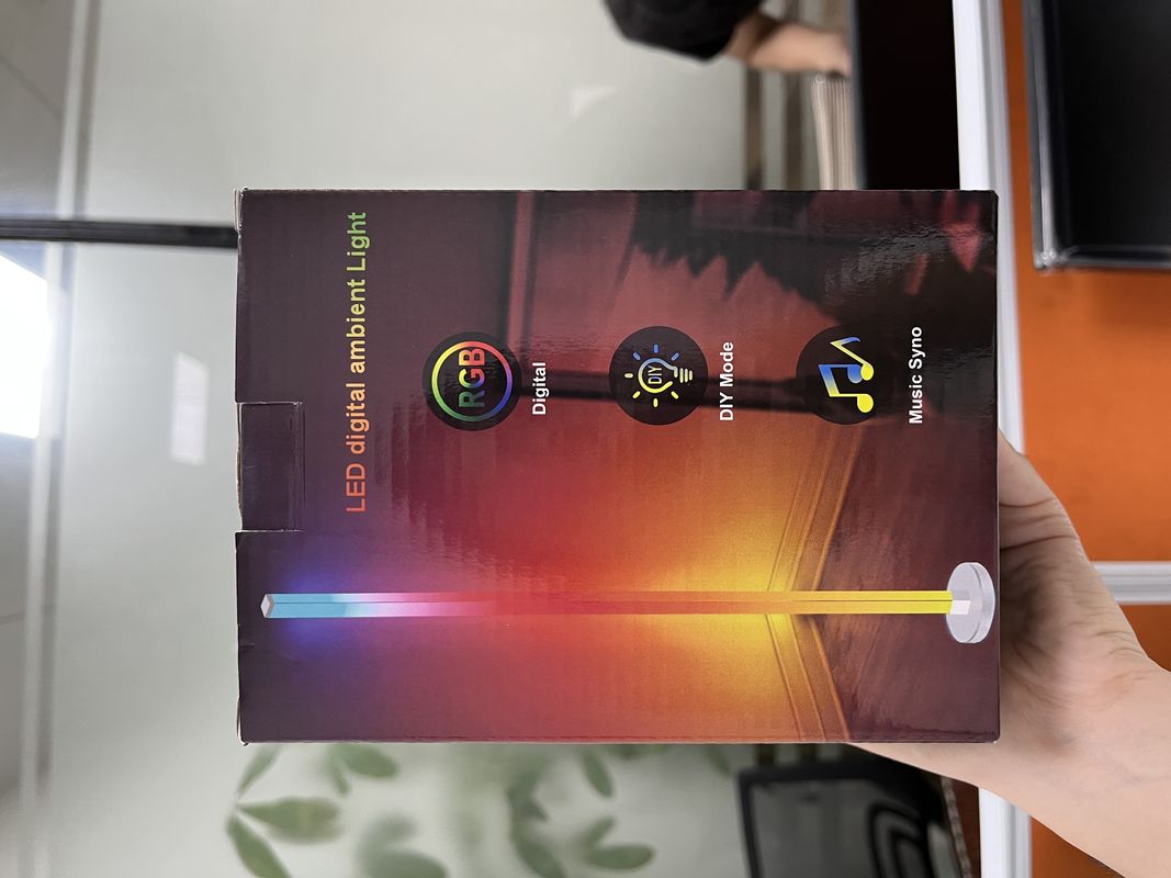 RGB Led Corner Floor Lamp Rumah.hotel.lighting Fungsi dekoratif untuk ruang tamu modern