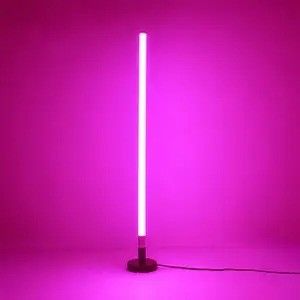 RGB Gaming Lampu ruang tamu Ambient Mood Light Rgb Dekorasi Lampu Malam Standing Led Corner Floor Lamp Untuk Drop Shipping