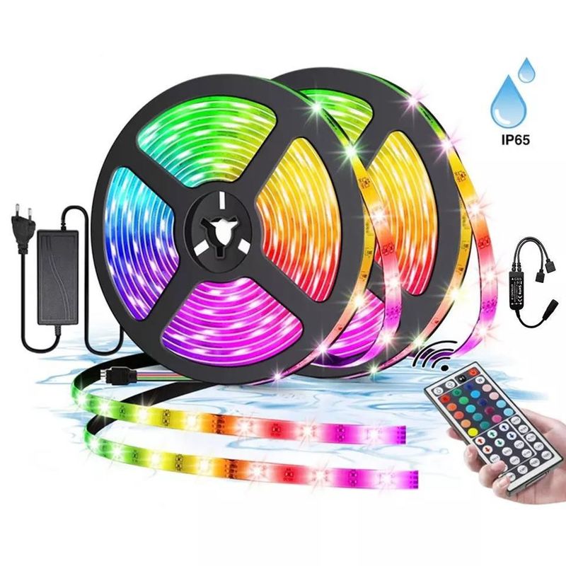 12V 5V 2835 5050 RGB WIFI Tuya Smart LED Light Strips Sync Musik untuk Dekorasi Smart Home