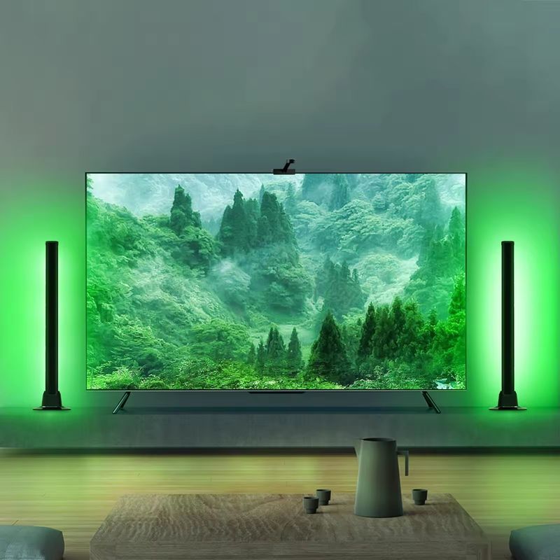 18LEDS Lampu Lantai RGB RGBIC untuk Dekorasi Kamar Tidur dalam Ukuran 30cm dan 50cm