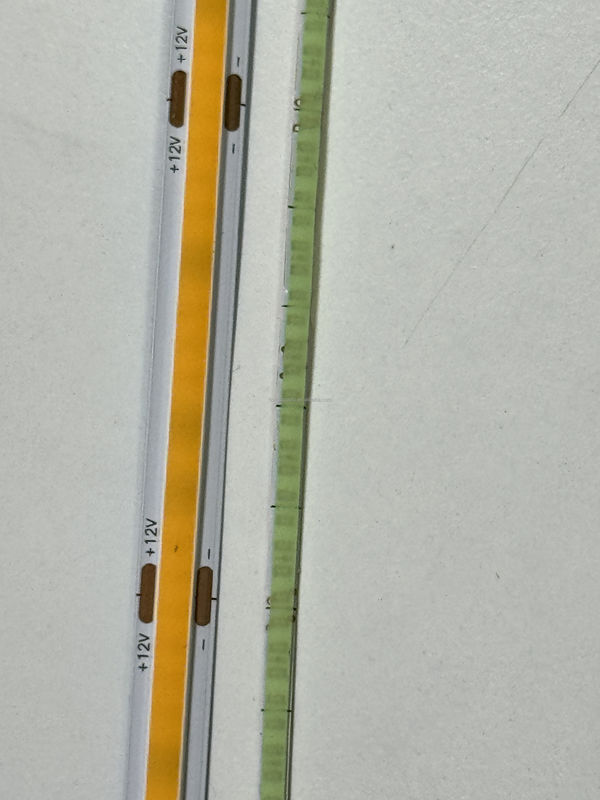 COB LED Strip DC24V CRI90 312LEDs/m IP33 IP40 IP44 dengan Pencahayaan Penuh 10m Stabil