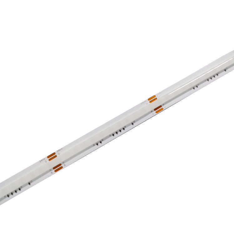 8mm 576 led RGB COB LED Strip Densitas Tinggi untuk 12v 24V IP20 Smart Strip Lighting