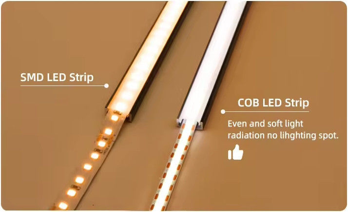 CRI tinggi Ra 90 COB Lampu Strip LED Pilihan yang sempurna untuk pencahayaan dalam ruangan dan luar ruangan