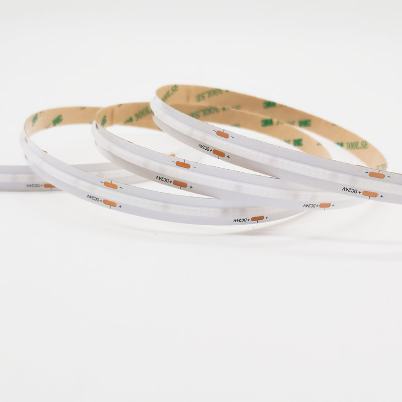 12v 24v 576LED RGB Suhu Warna Cob Led Strip Light Dimmable dengan dan CRI Ra 90