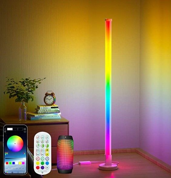 80 CRI Led Bedroom Corner Ambient Light dengan remote control dan fungsi pengisian